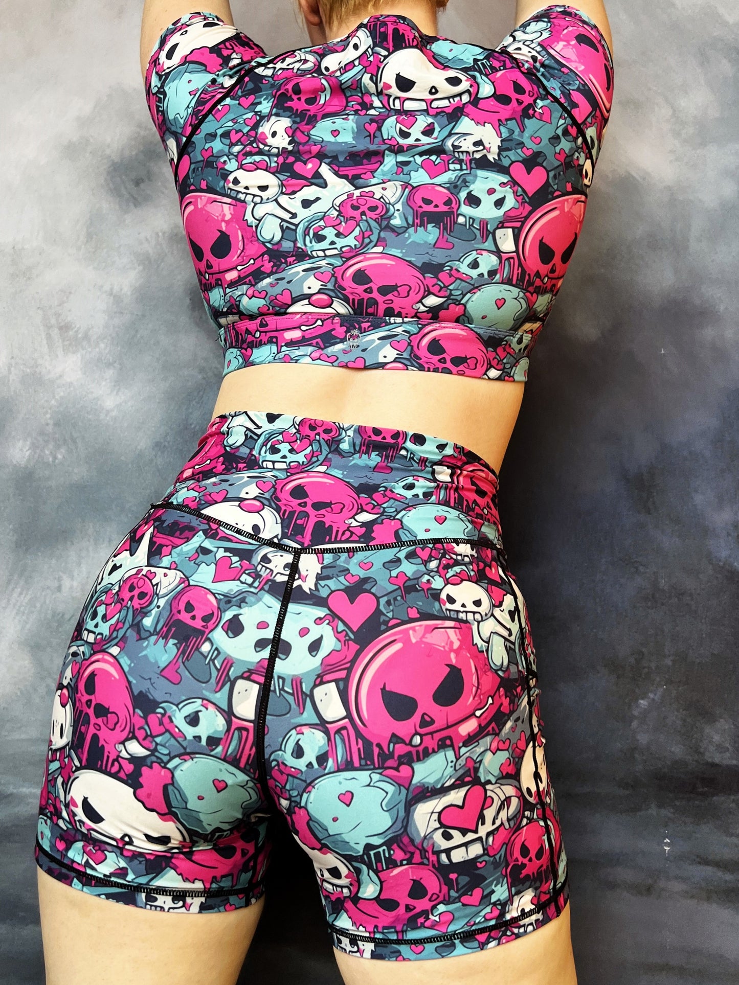 Melting From Cuteness Biker Shorts