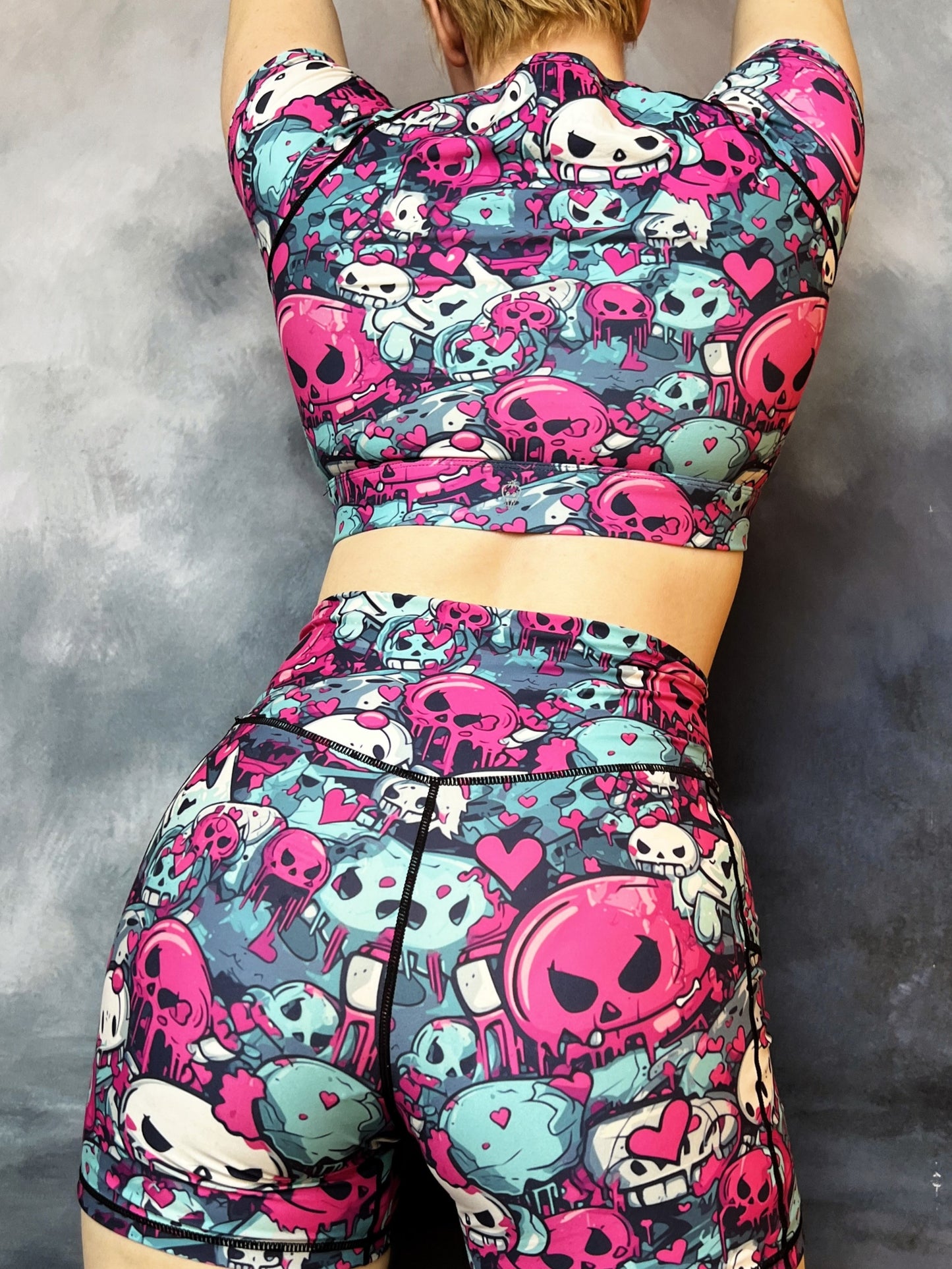 Melting From Cuteness Cropped Peek-A-Boo T-Top