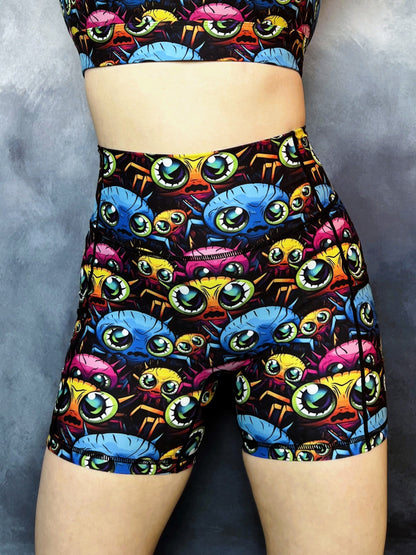 Creepy Crawlers Biker Shorts