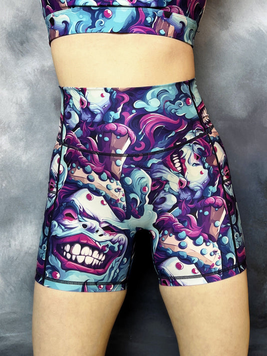 Evil Grin Biker Shorts