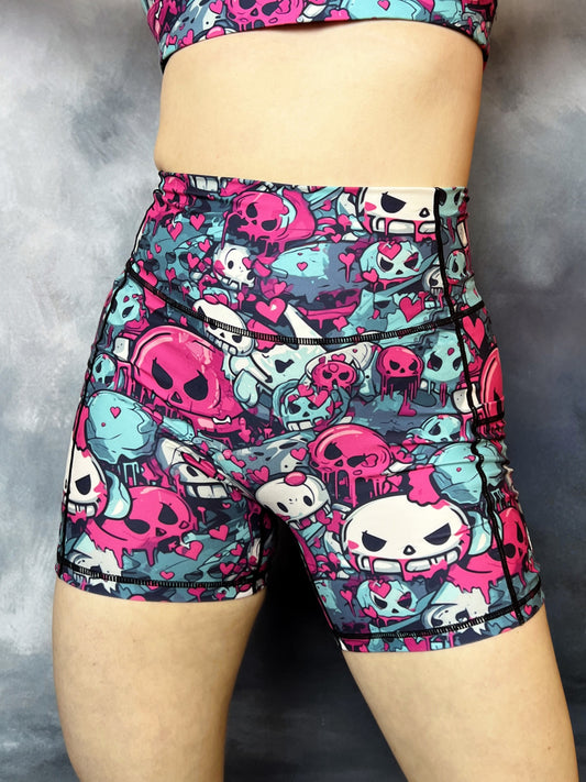 Melting From Cuteness Biker Shorts