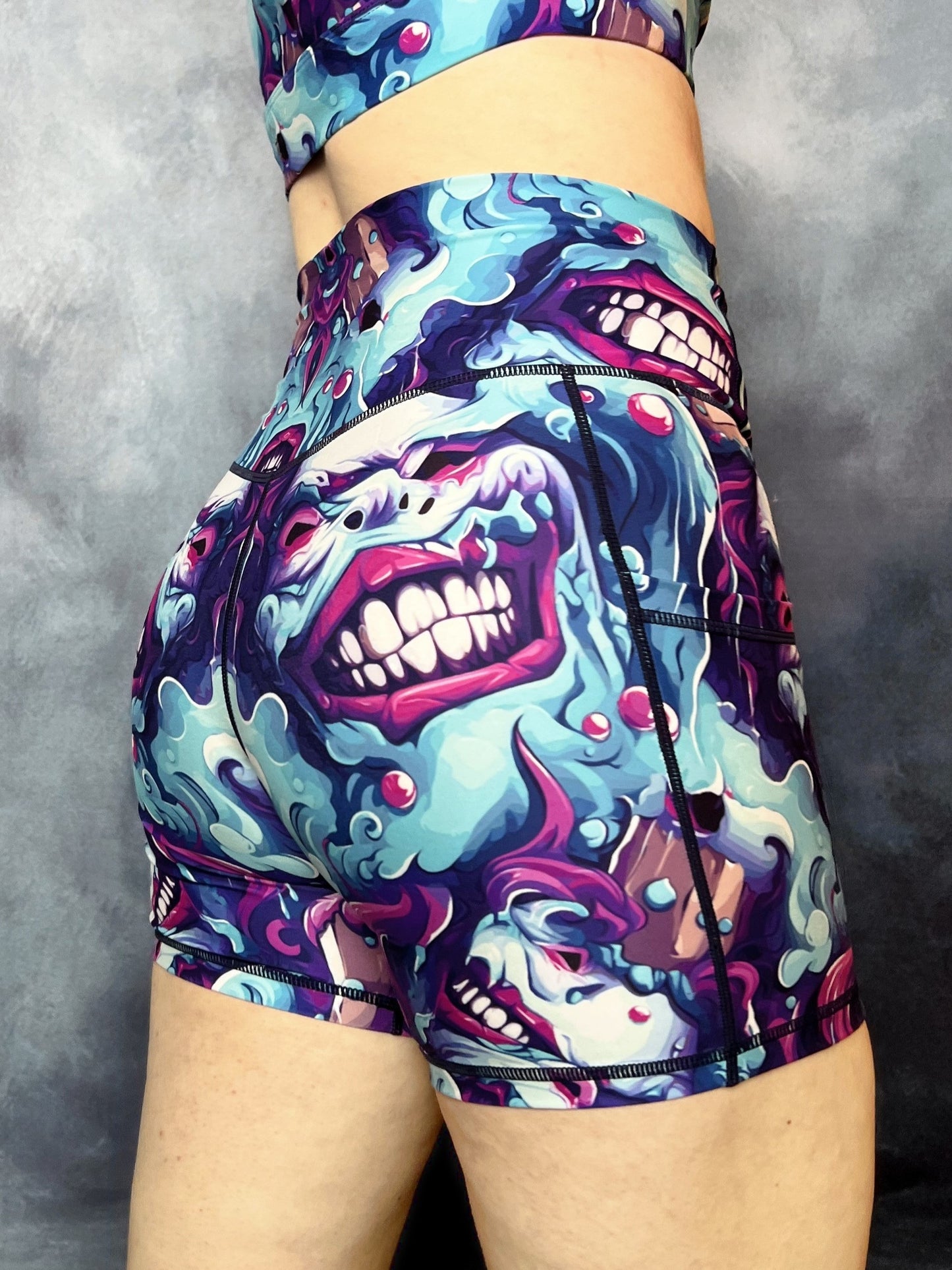 Evil Grin Biker Shorts