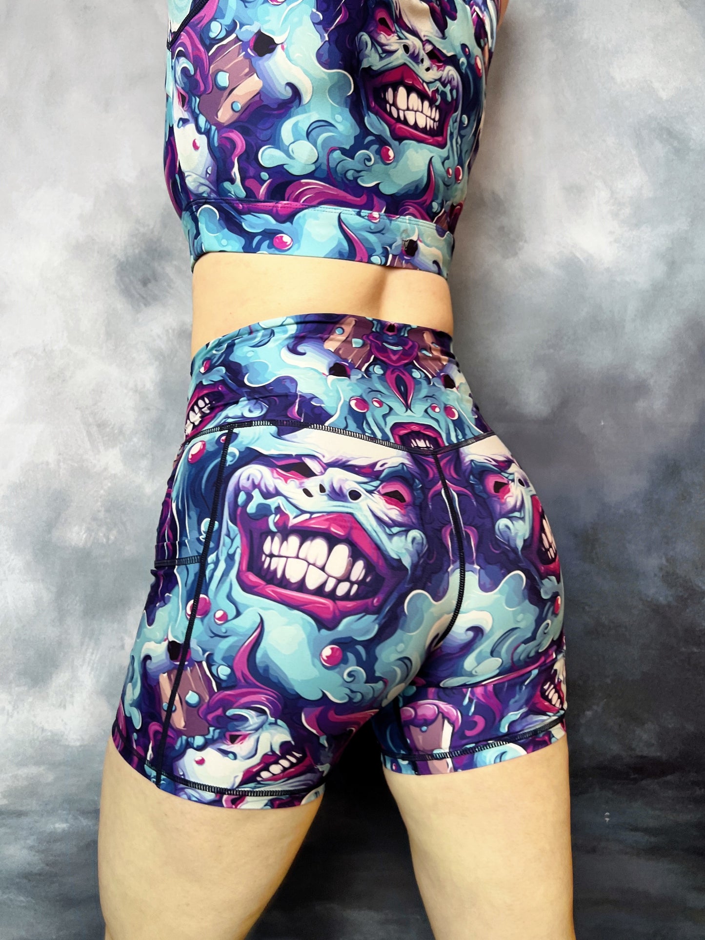 Evil Grin Biker Shorts