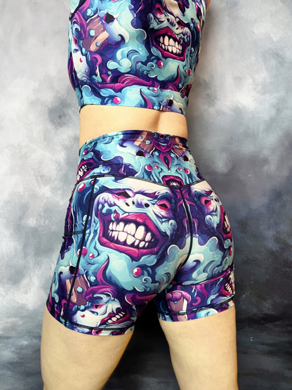 Evil Grin Biker Shorts